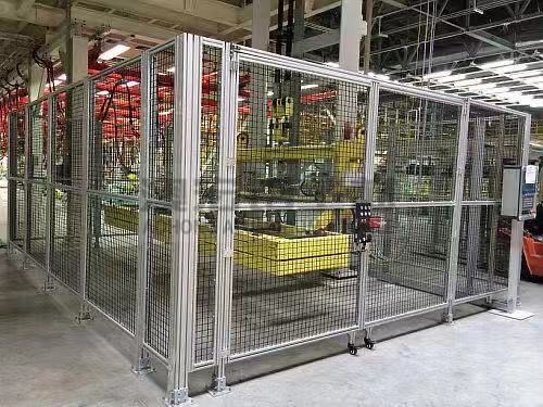 機械加工車間鋁型材設備隔離圍欄