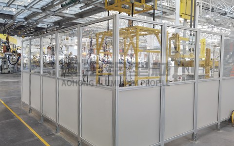 鋁型材安全圍欄圖